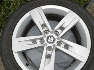 Диски и шины Seat,VW, - 225/45 R17, Dunlop, оригинал
