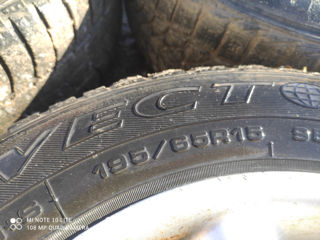 диски R15 4х100 + резина зима 195/65 R15 foto 5