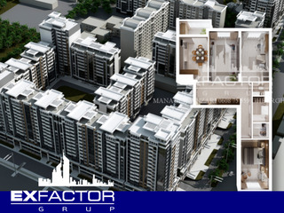 Exfactor Grup - Ciocana, toate planificările cu 3 camere in format 3D, la cel mai bun preț! foto 1