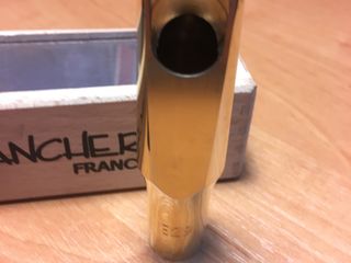 Мундштук для тенор саксофона Brancher E29 (made in france gold plated) foto 4