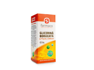 Glicerină boraxată 10% cu propolis și gălbenele