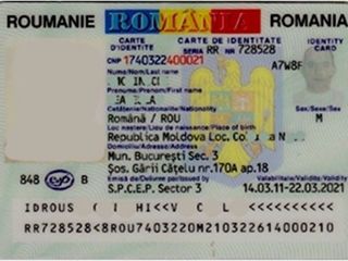 Acte RO, Buletin RO, Pasaport RO, Permis RO, Certificat RO foto 6