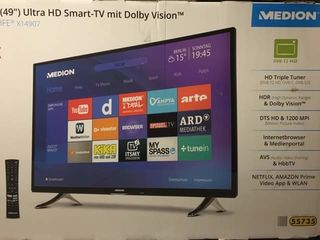 Televizor Medion 123,2 cm(49")ULTRA HD SMART-TV foto 3