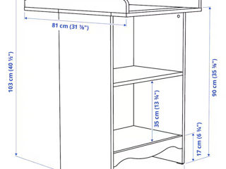 пеленальный столик - masa infasat foto 3