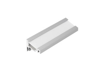 Profil din aluminiu de colt CORNER 10 pentru banda LED - anodizat 2m - set complet Profilul LED de c