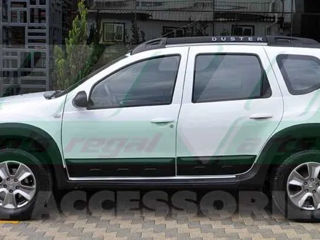 Protectie laterala usi - Arcuri de plastic decorative Dacia Duster / Декоративные накладки на двери foto 5