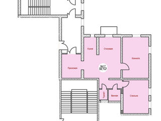 Apartament cu 2 camere, 100 m², Centru, Bender/Tighina, Bender mun. foto 2