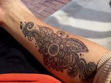 Desene cu henna ( hena / hna) naturala sigura. Рисунки натуральной хной -Mehendi (Mendi,Henna) foto 3