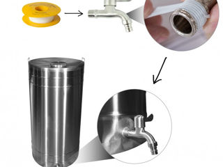 Butoi Inox 105L , Cu Robinet - ye - livrare / credit / agroteh фото 3