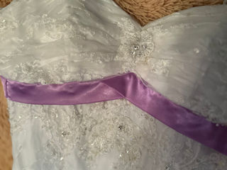 Rochie de mireasă de tip sirenă (cu trenă) фото 4