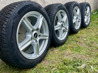 Vind set roți cauciucuri practic noi 205/55 R16 5x120