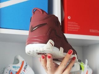 Nike Air More Uptempo Bordo White. foto 6