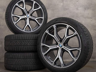 Set r21 Iarnă Original BMW Style 741Mpaket X5 G05, X6 G06, X7 G07,r21 315/35-275/40.