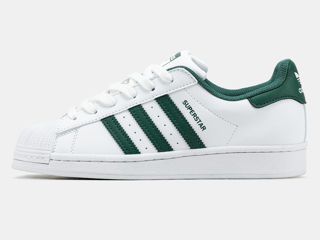 Adidas Superstar White Green Unisex 36-44 foto 9