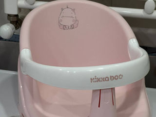 Scaun de baie KikkaBoo Hippo Pink foto 1