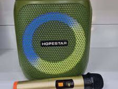 Hopestar Party100 50W! Подсветка + караоке микрофон! Супер цена!