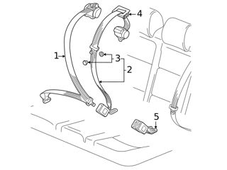 задний ремень безопасности Volkswagen Id.3 foto 3