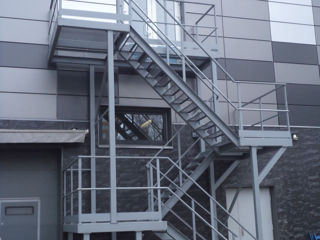 Лестницы пожарные , эвакуационные , кровельные , фасадные из металла нержавеющей стали алюминия foto 7