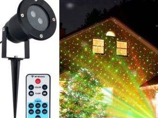 Лазерный уличный новогодний морозостойкий проектор outdoor laser light