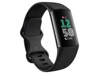 Новый  Fitbit Charge 6, GPS + glonass, Bluetooth, NFC, Черный фото 0