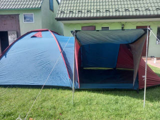 2слойная 3-4 местная  палатка на два входа, привезенная из Германии в хорошем состоянии. foto 8