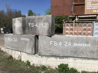 Blocuri FS-4/2.4 m., FS-4/1.2 m., FS-4/0.8 m. Блоки ФС-4/2.4 м., ФС-4/1.2 м., ФС-4/0.8 м. foto 2