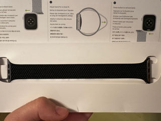 Ремешок Apple Watch Midnight Braided Solo Loop 12, 45mm foto 3