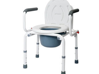 Scaun wc cadru sprijin, inaltator wc si scaun pentru dus reglabil cтул туалет, душ cиденье foto 3