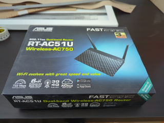 Asus RT-AC51U Dual Band Rooter AC 750 WiFi 3-4G