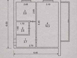 1-комн. кв., 32 м², 3/5 эт.