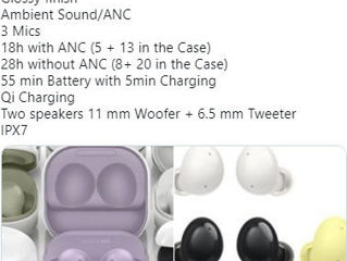 Samsung R177 Galaxy Buds 2  - 1600 lei noi foto 2