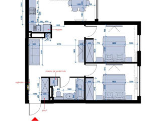 Apartament cu 2 camere, 64 m², Buiucani, Chișinău foto 15