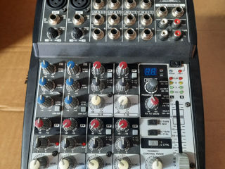 Mixer pasiv ,,behringer'' 1202 fx, rever, dilay , 99 programe echou !!!