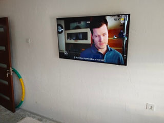 Установить телевизор на стену. Instalarea tv pe perete.Montarea televizorului pe perete.Suport tv foto 3