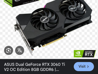 RTX 3060 TI Asus dual 8GB foto 3