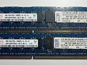 Hynix Korea 07 2x2GB=4GB PC3-10600P DDR3