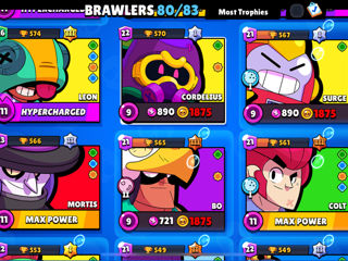 Vind cont brawl stars 80browleri fac si schimb foto 2