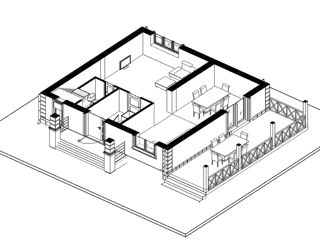 Casă de locuit individuală cu 2 niveluri 135.1m2/P+E/arhitect/3D/cosntrucții/renovări/3D foto 7