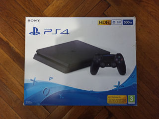 Продам PS4 Slim 500gb полный комплект