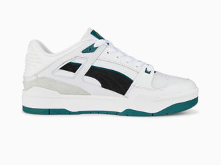 Puma slipstream in white with black and green foto 5