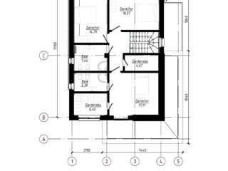 Casă de locuit individuală cu 3 niveluri / stil modern / S+P+E / 194.6m2/ construcții / arhitect /3D foto 5