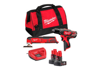 Set Milwaukee M12BPP2D-402B-livrare- credit