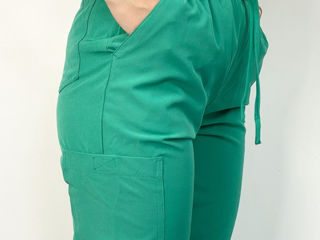 Pantaloni medicali Care - verde deschis / CARE Медицинские брюки - Светло-зеленый foto 2