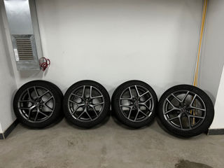 Jante Borbet R19 + Anveloe iarnă Michelin 225/45 R19 foto 2