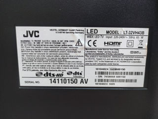 Телевизор LED JVC LT-49VF43B - 250 Лей! foto 5