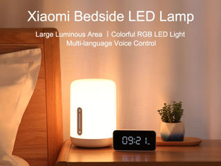 Xiaomi Mijia прикроватная лампа 2 смарт настольная лампа светодиодный ночной Светильник.