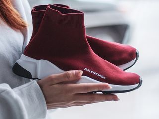 Balenciaga Speed Trainer Bordo Women's foto 3