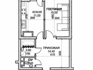 Apartament cu 1 cameră, 49 m², Ciocana, Chișinău foto 2