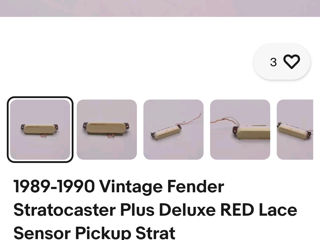 Fender lace sensor Red pickup foto 3