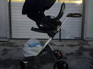 Carucior 3in1 Stokke Xplory V5 Limited Edition Marina Blue